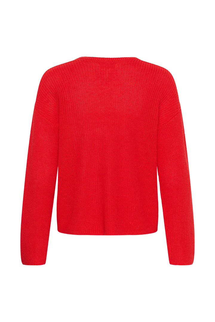 Pull en tricot à col V Etronas