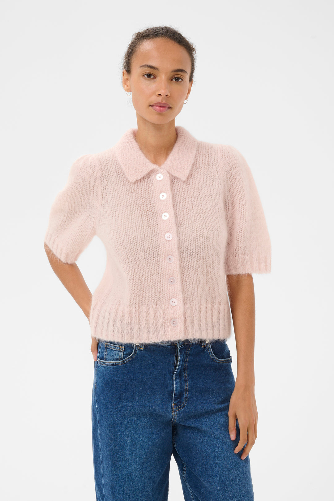 Cardigan col polo Vernoni