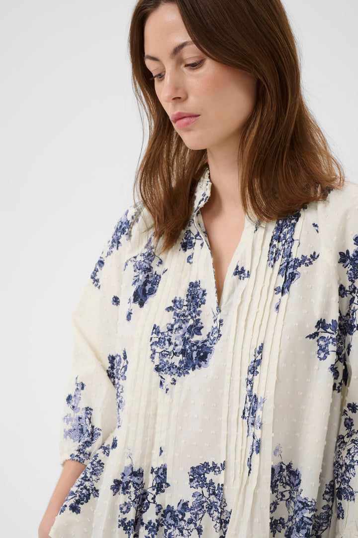Blouse fluide Aletta à imprimé floral