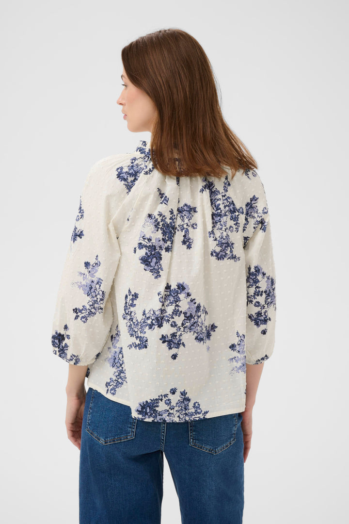 Blouse fluide Aletta à imprimé floral