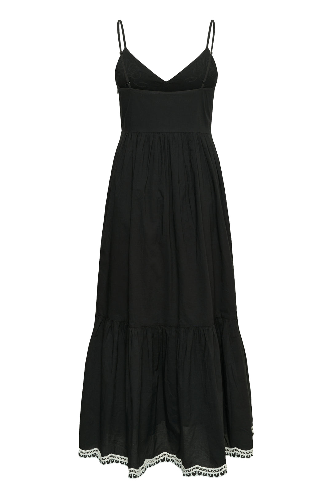 Robe longue Bianna à broderie florale