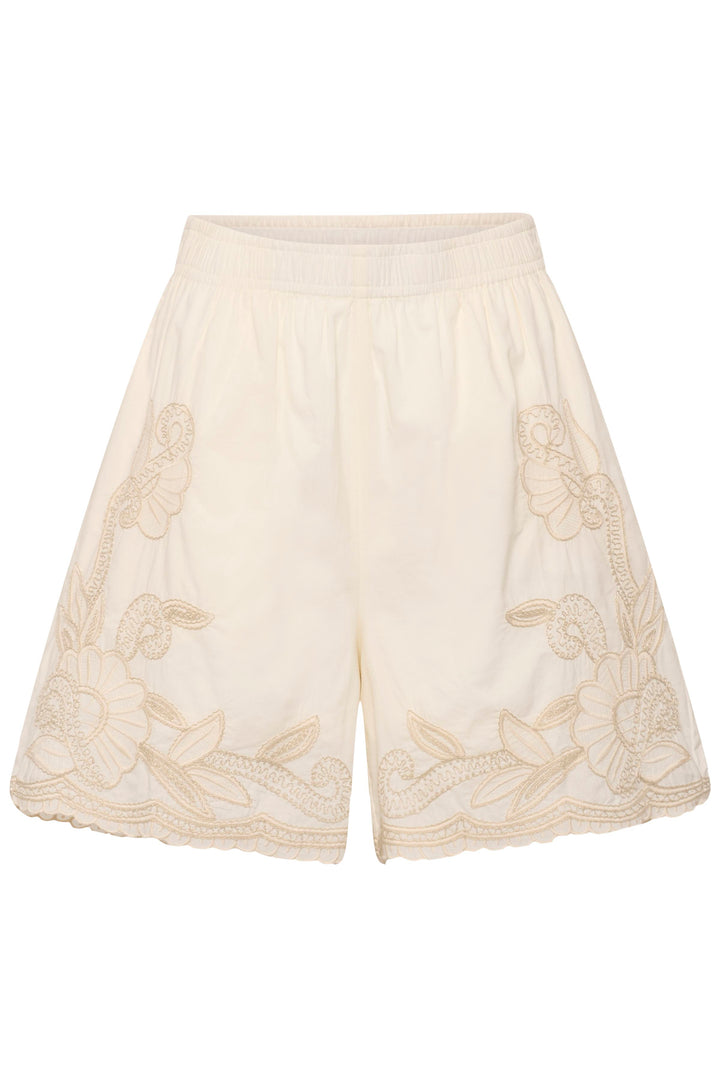 Short brodé Bitja à taille élastique