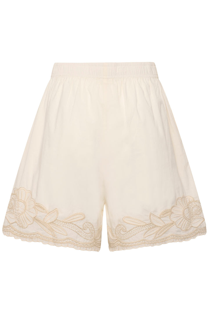 Short brodé Bitja à taille élastique