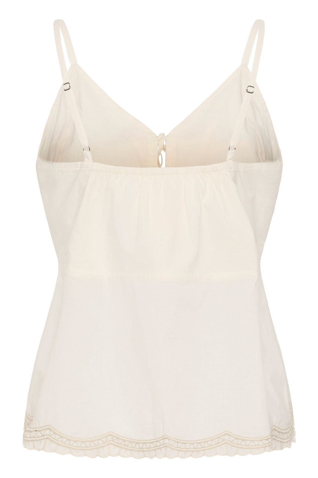 Camisole Bellisia brodée à fines bretelles
