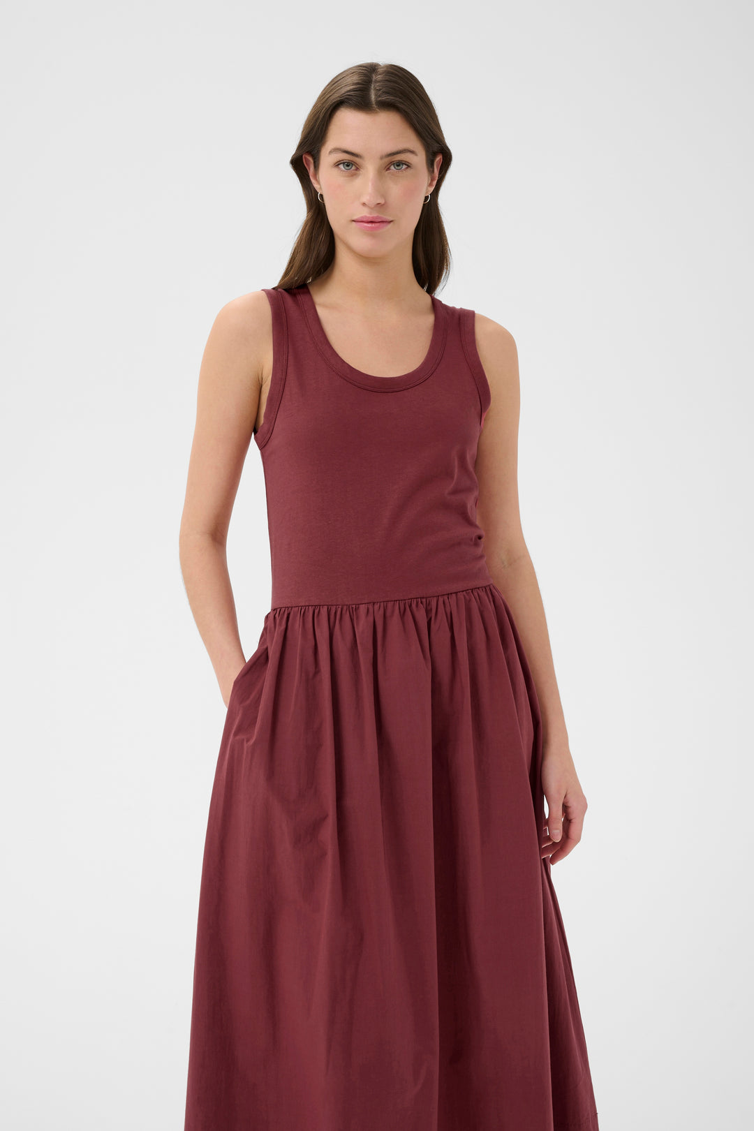 Robe midi Bodhi à jupe ample