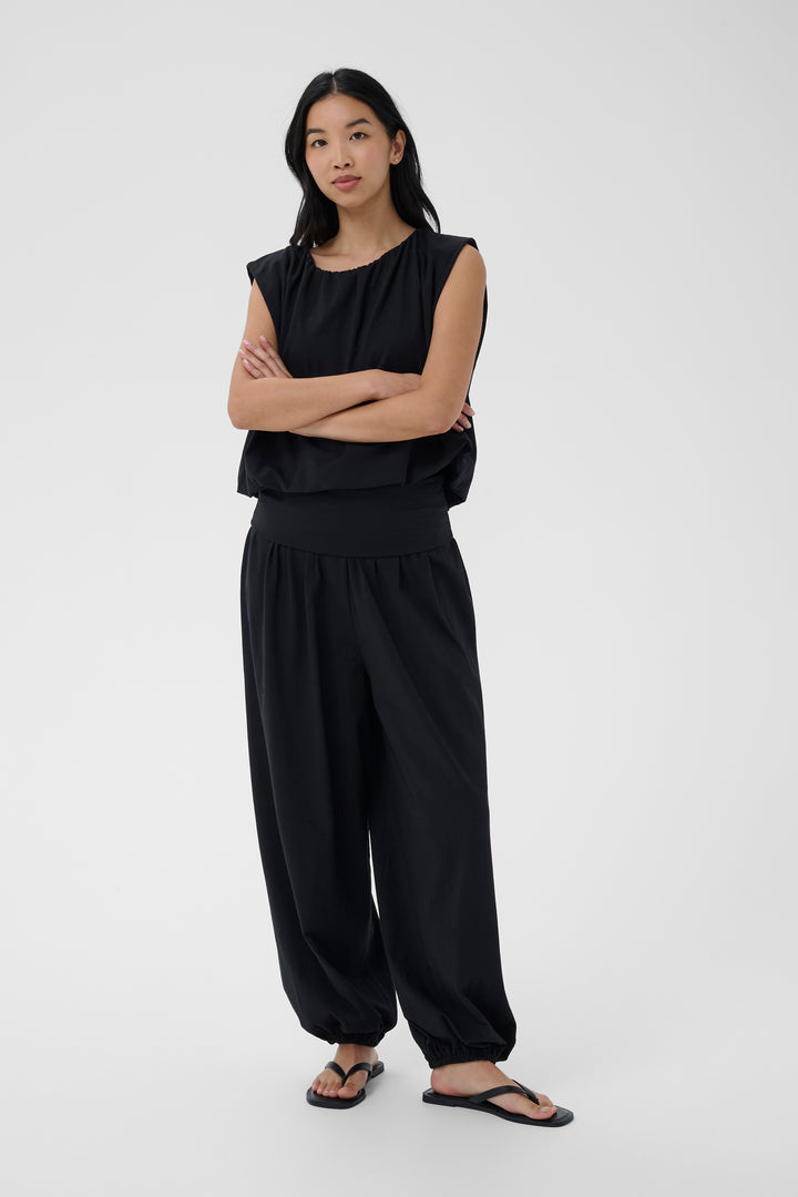 Pantalon fluide Berite à chevilles resserrées