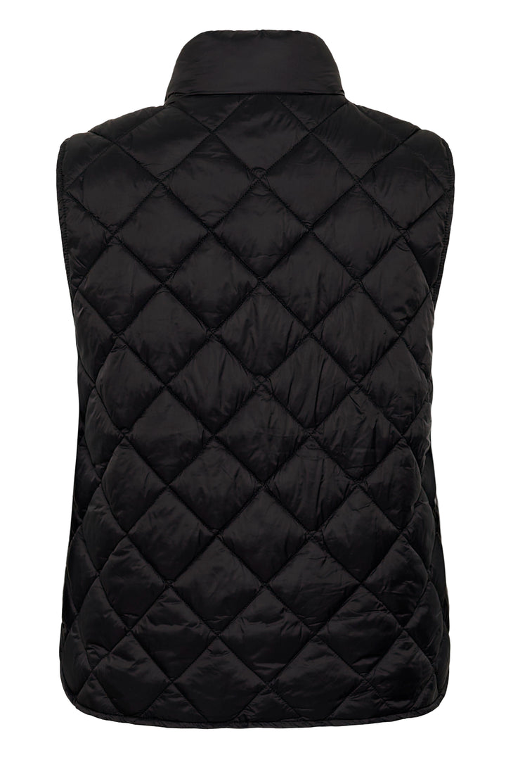 Veste matelassée Carlota sans manches à col montant