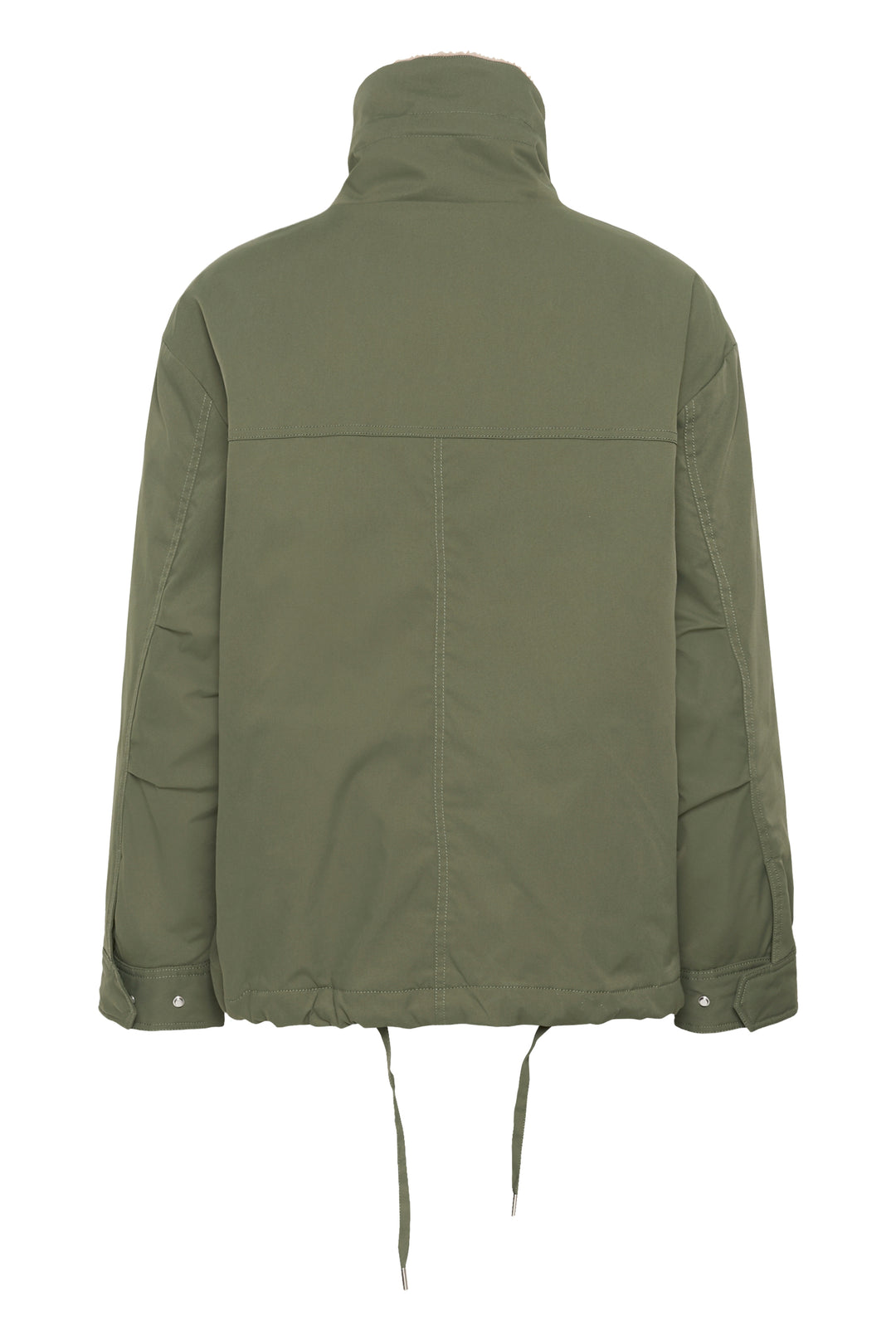 Manteau court Cathia doublé sherpa à col montant