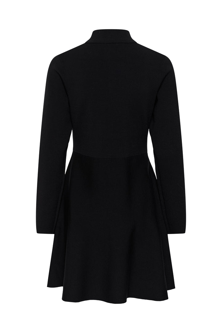 Robe évasée à col roulé Chanise