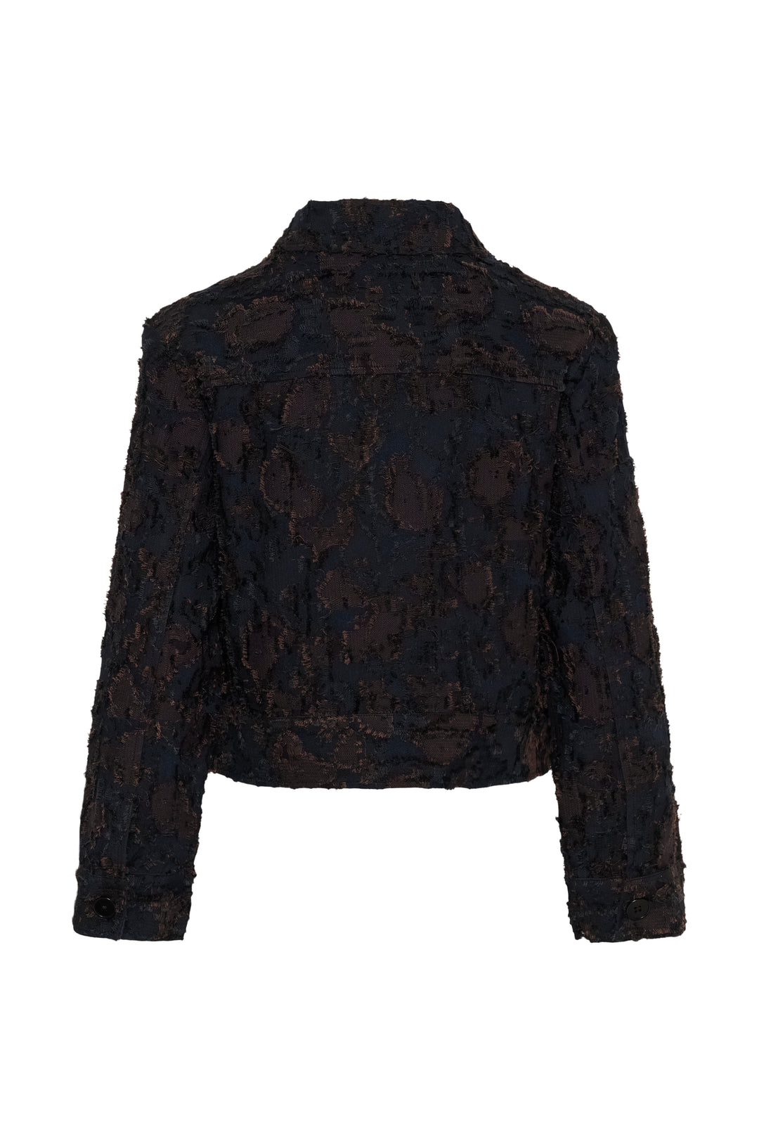 Veste courte texturée à fermeture éclair Cerin