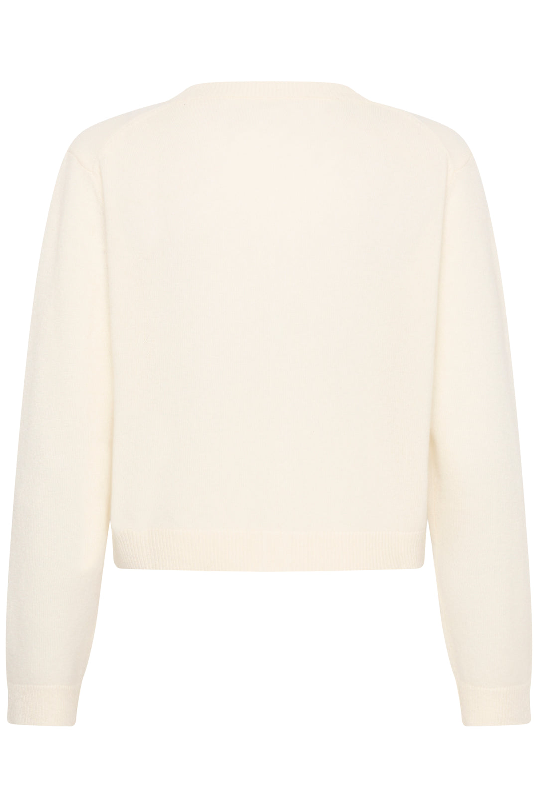 Cardigan court en cachemire col rond Carimi
