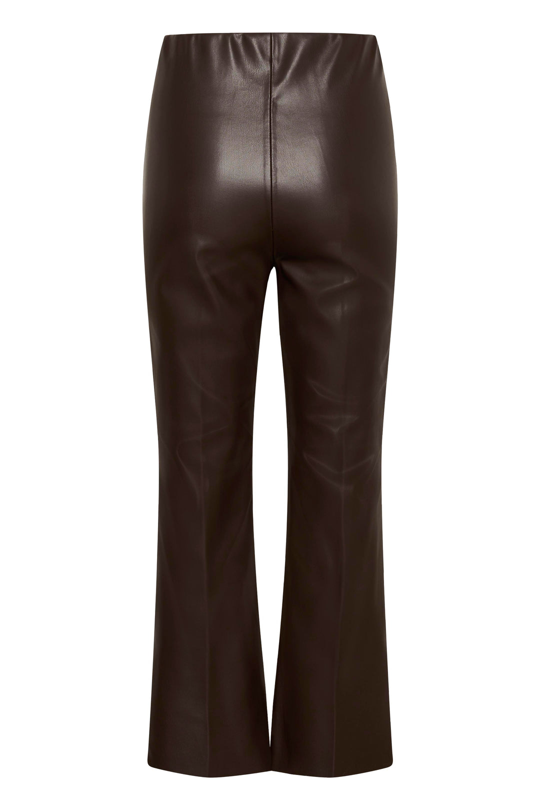 Pantalon crop bootcut en faux cuir Kaylee