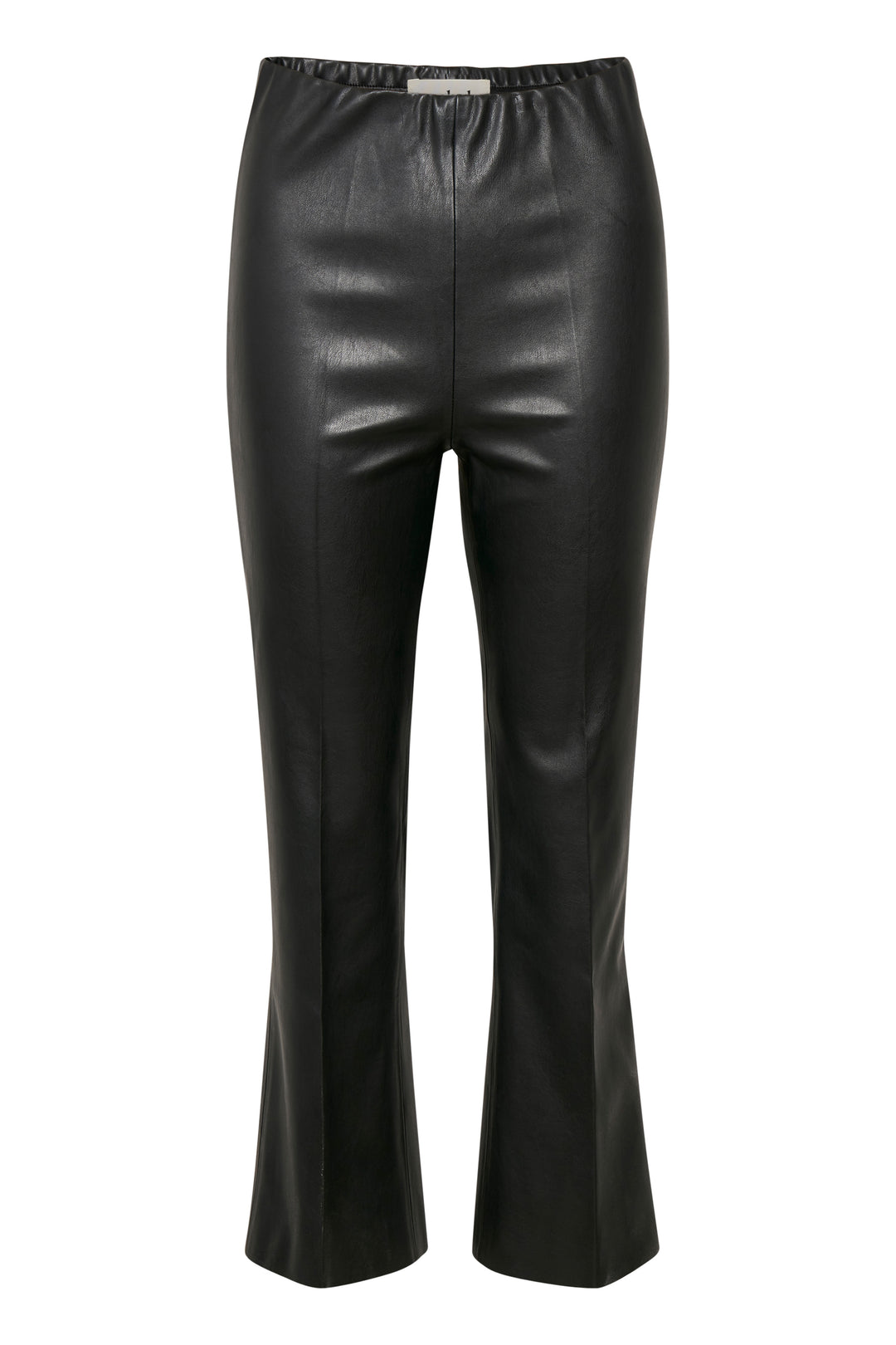 Pantalon crop bootcut en faux cuir Kaylee