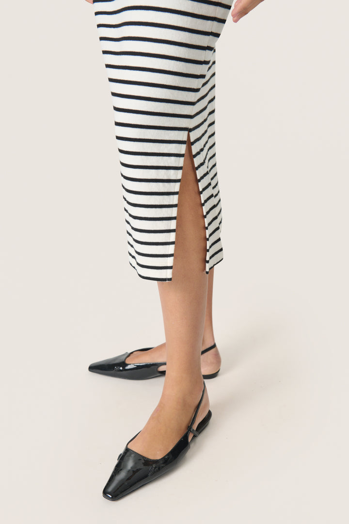 Robe rayée décontractée Ingina