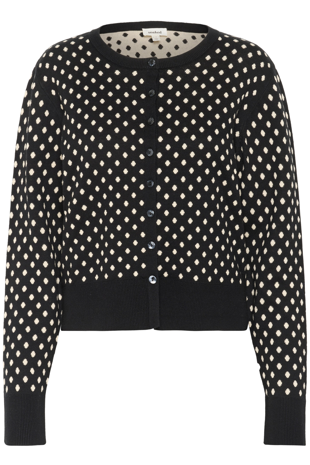 Cardigan en coton avec motif à pois Gya