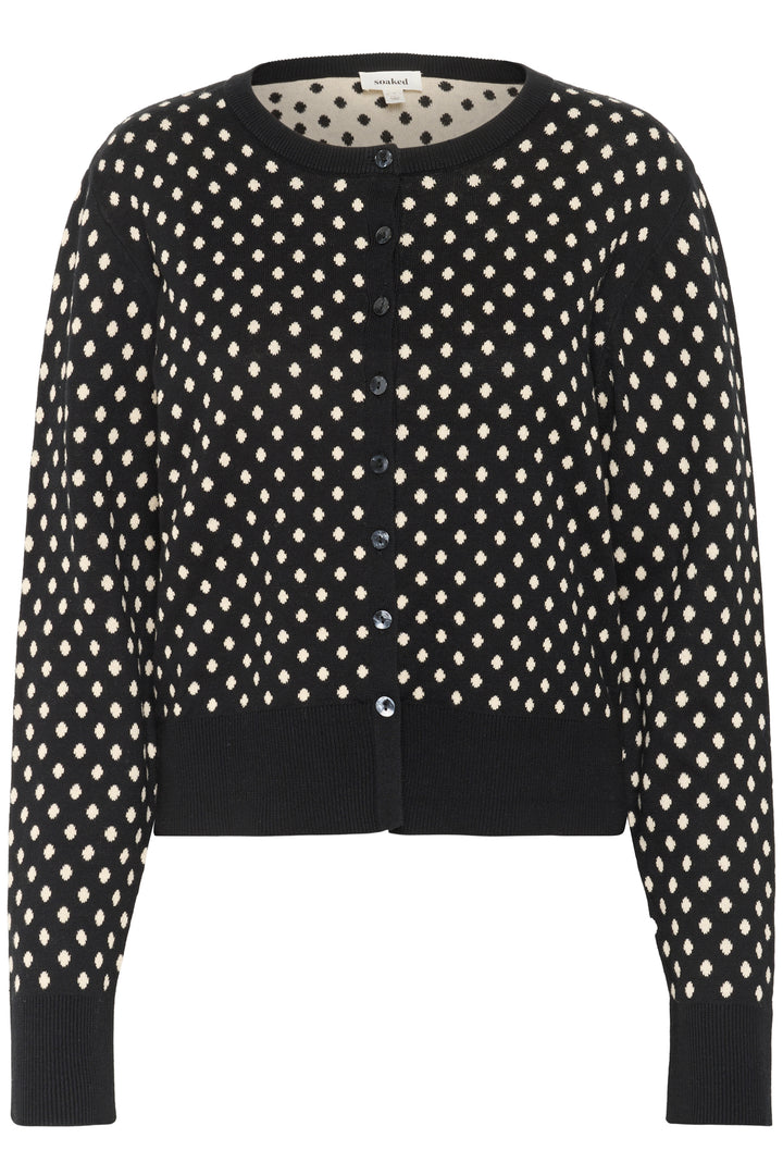 Cardigan en coton avec motif à pois Gya