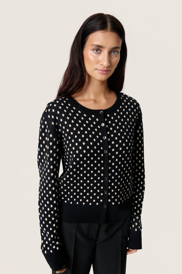 Cardigan en coton avec motif à pois Gya