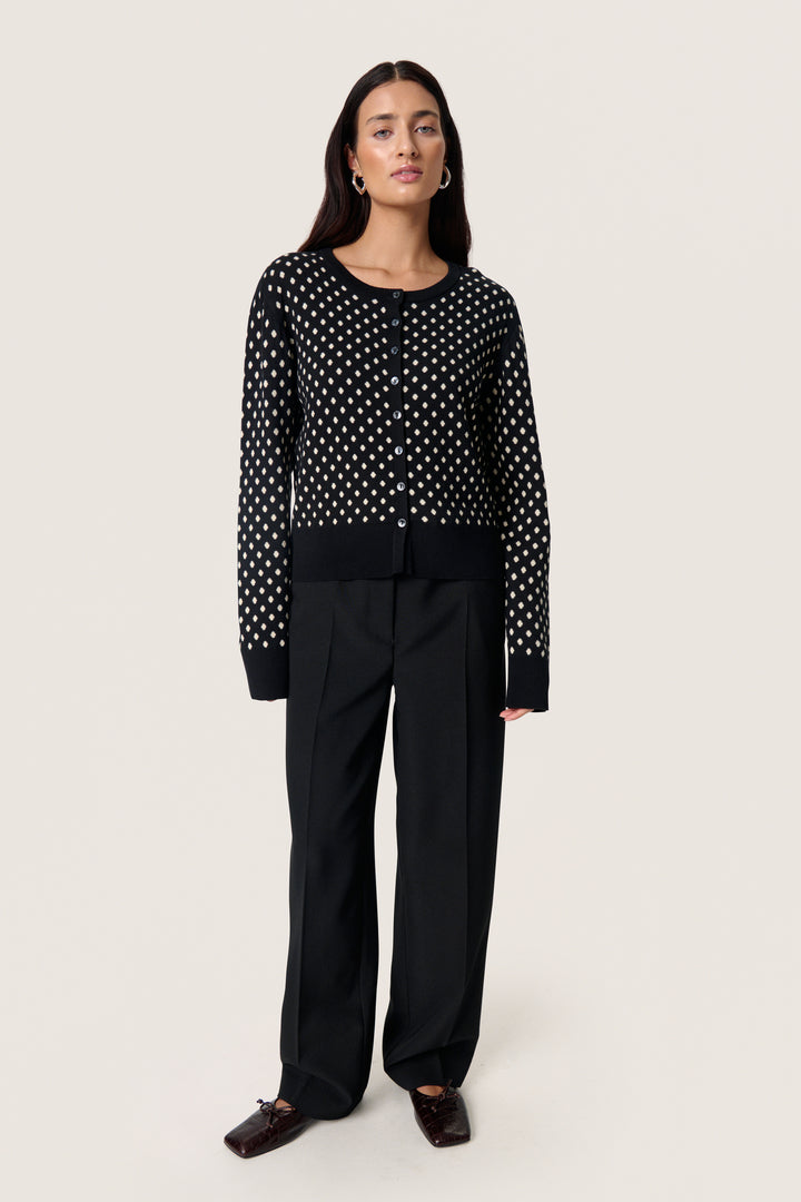 Cardigan en coton avec motif à pois Gya