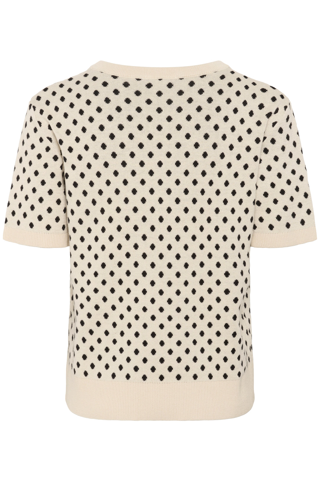 Pull avec motif à pois à manches courtes Gya