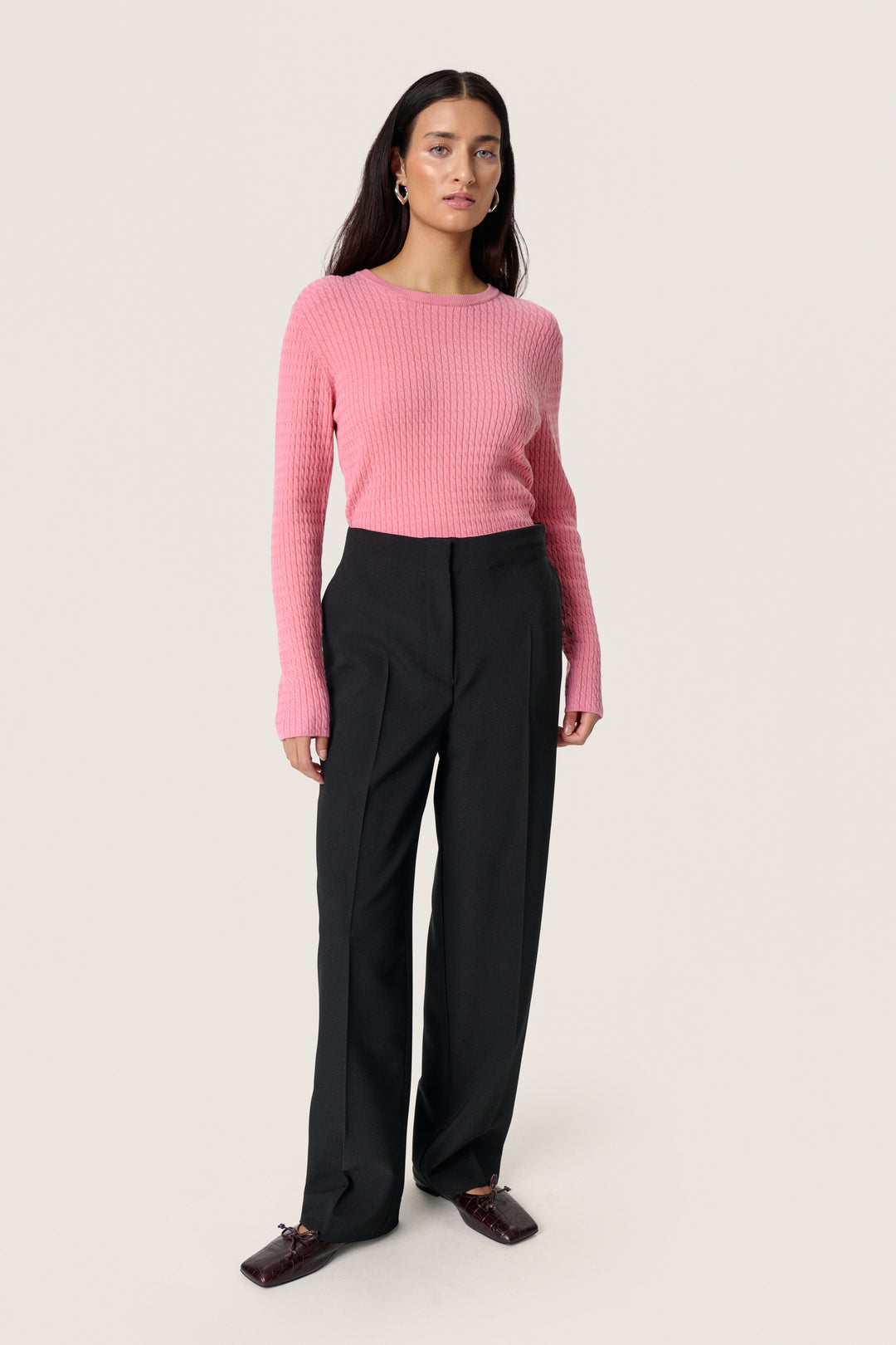 Pull texturé avec motif torsadé Spina