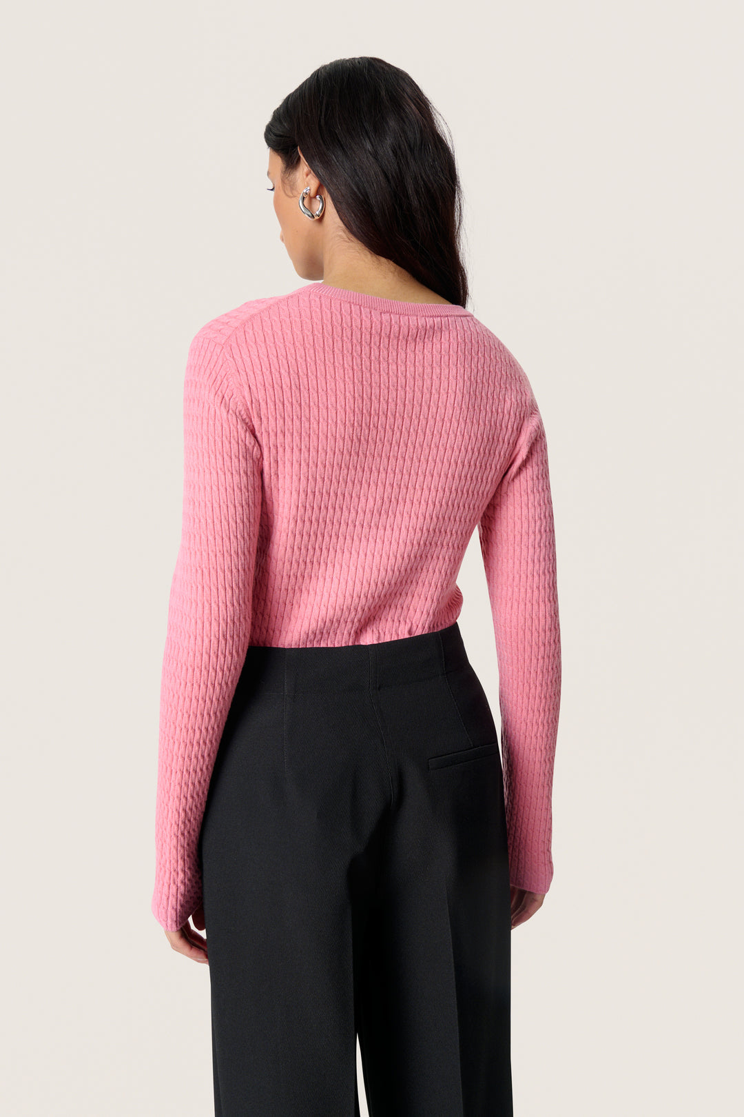 Pull texturé avec motif torsadé Spina