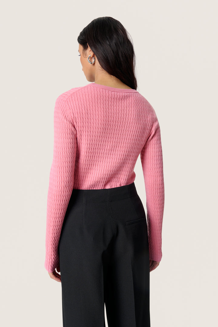 Pull texturé avec motif torsadé Spina