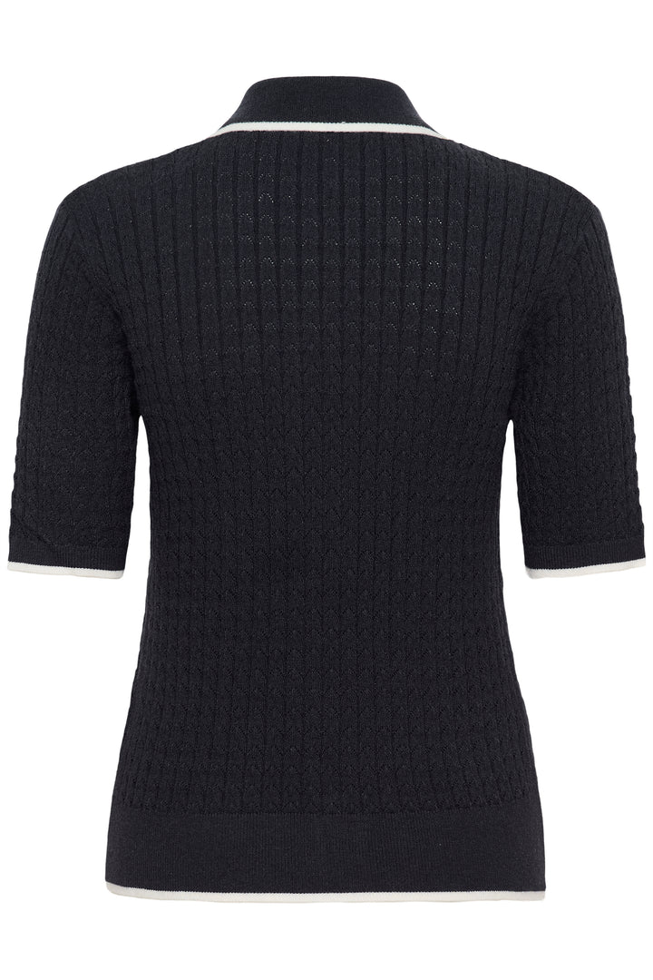 Polo cardigan en tricot Spina