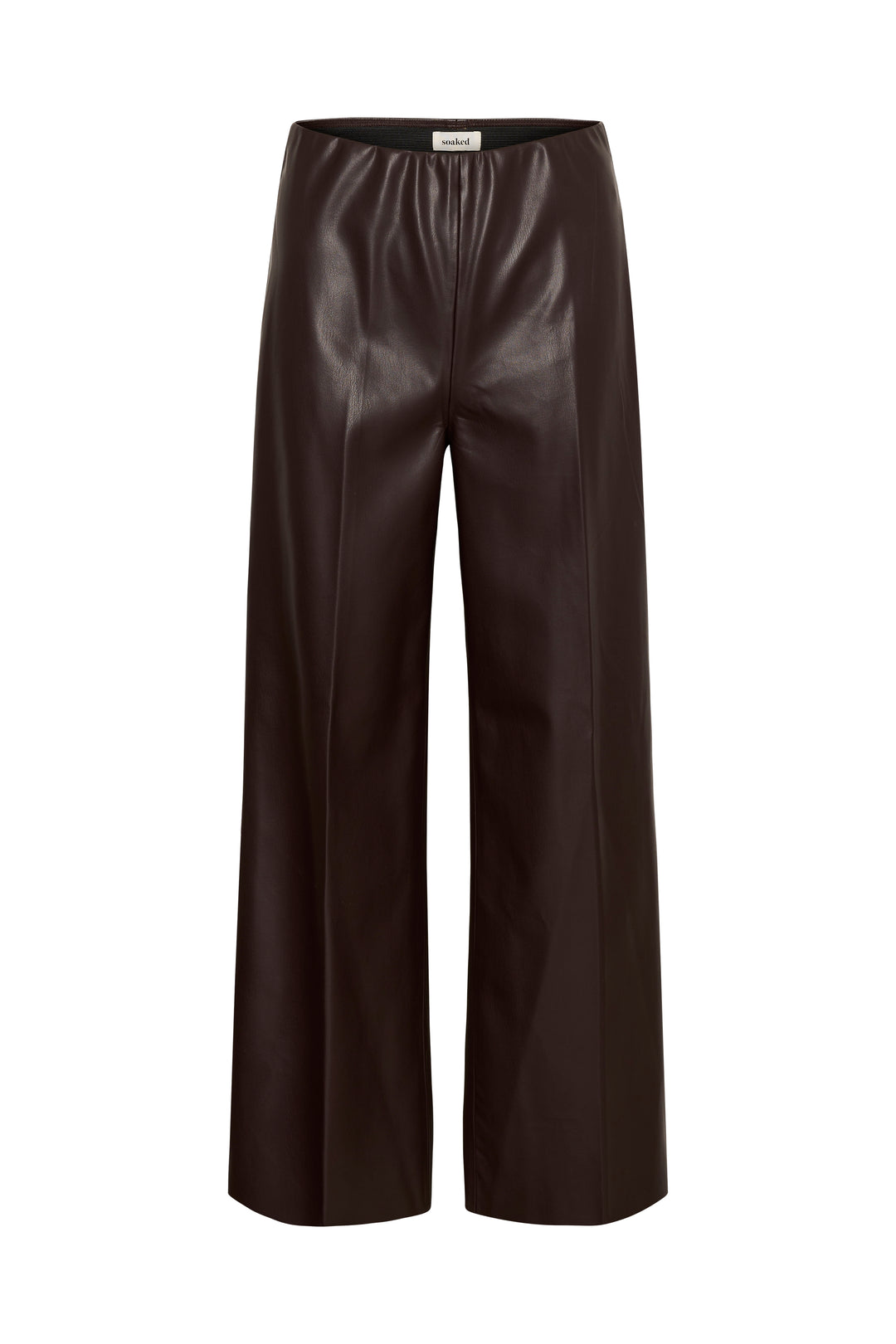Pantalon faux cuir jambe large Kaylee