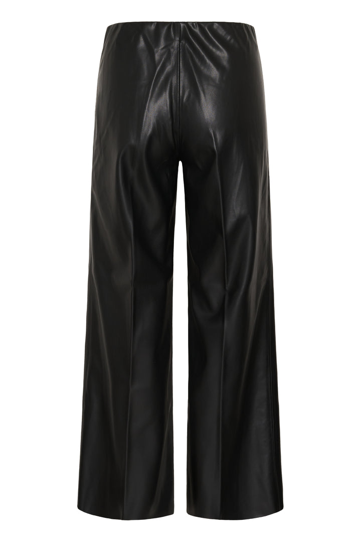 Pantalon faux cuir jambe large Kaylee