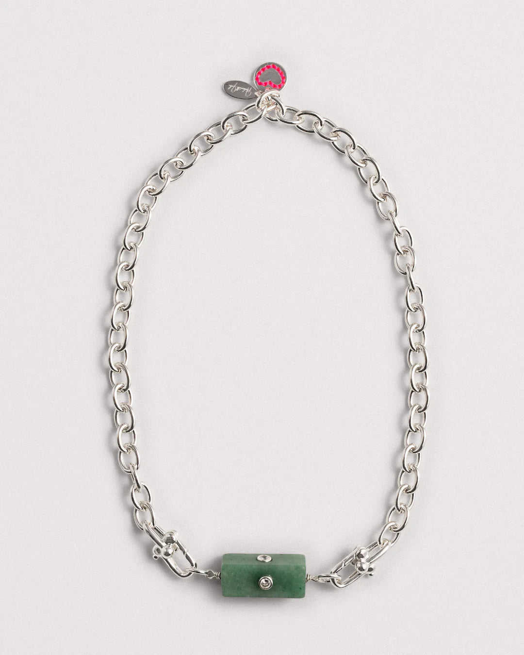 Collier chaîne avec pendentif en green aventurine
