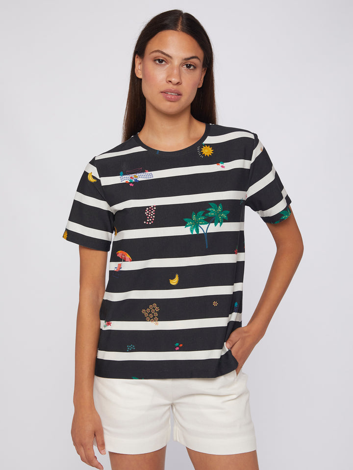 T-shirt rayé Biarritz Tora