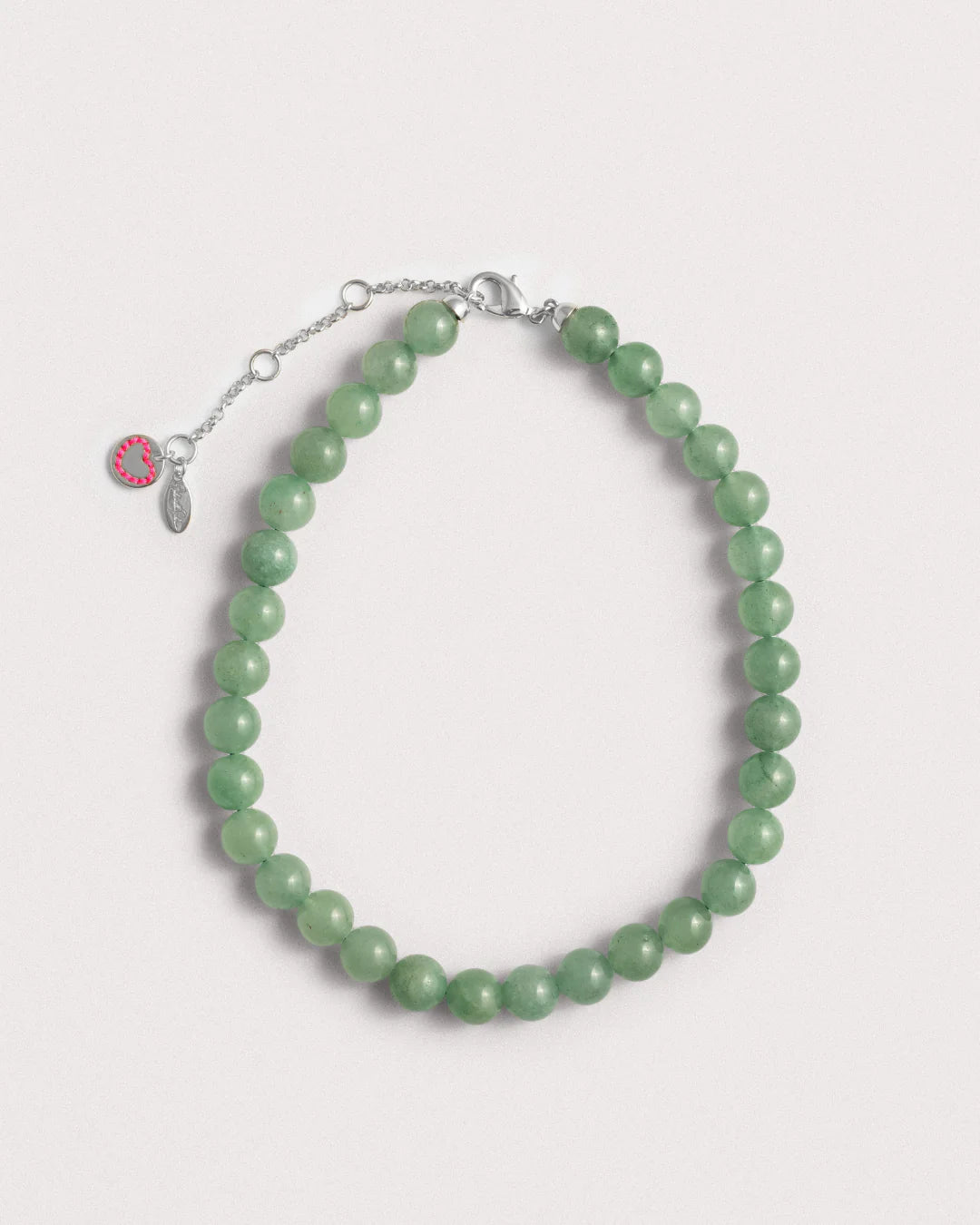 Collier ras-du-cou en perles de pierre d’aventurine