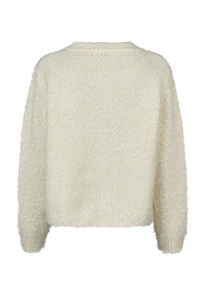 Cardigan texturé à poches plaquées
