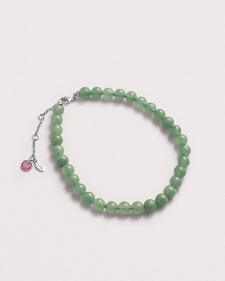 Collier ras-du-cou en perles de pierre d’aventurine