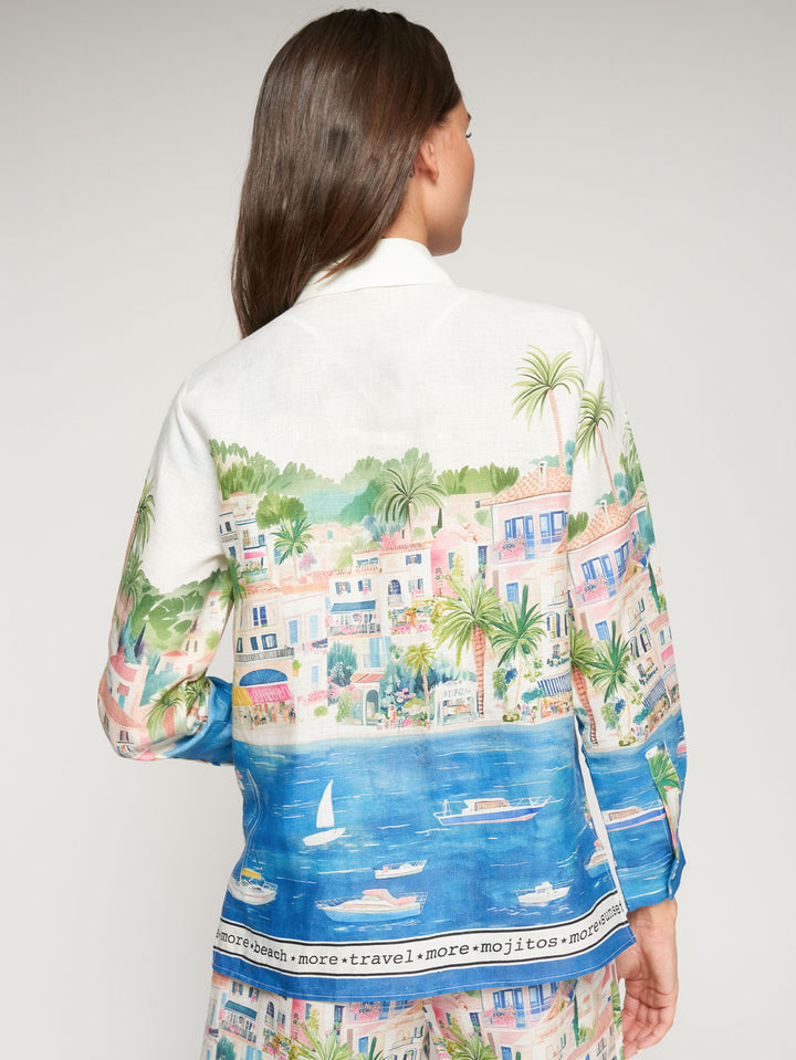 Chemise imprimée Tea