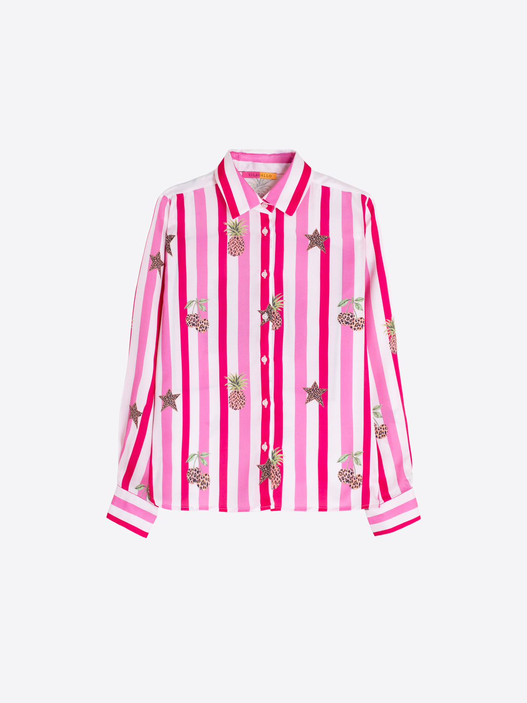 Chemise Isa à rayures et imprimés fantaisies