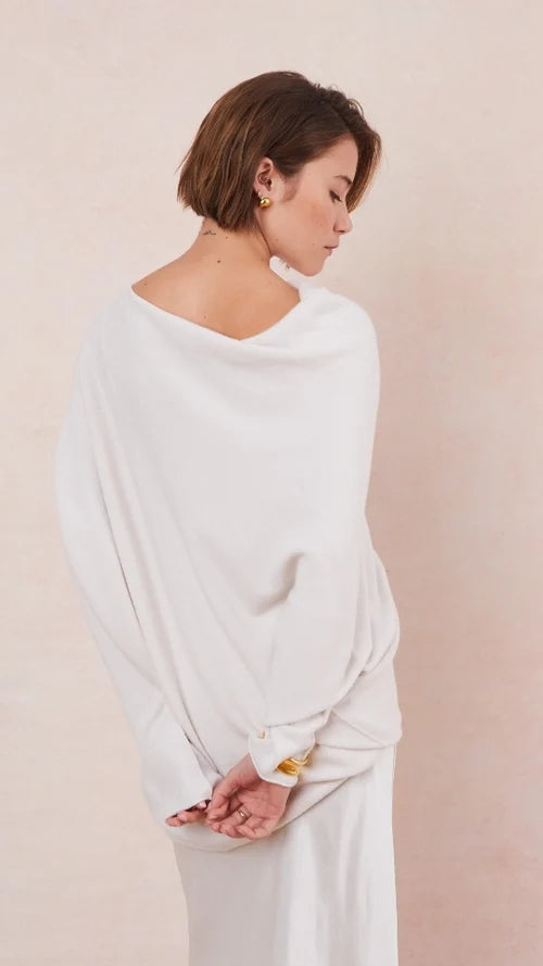 Pull ample à encolure modulable Natalie