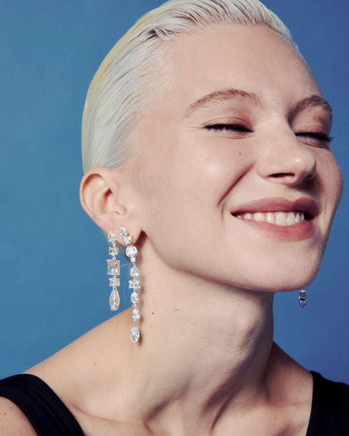 Boucles d'oreilles à pierres scintillantes Drip Drop