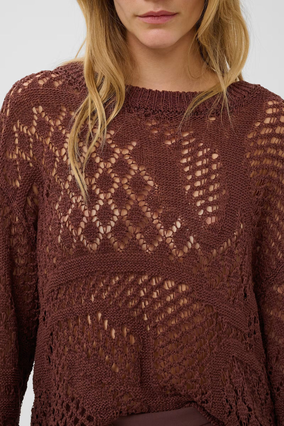 Tricot ajouré Barb