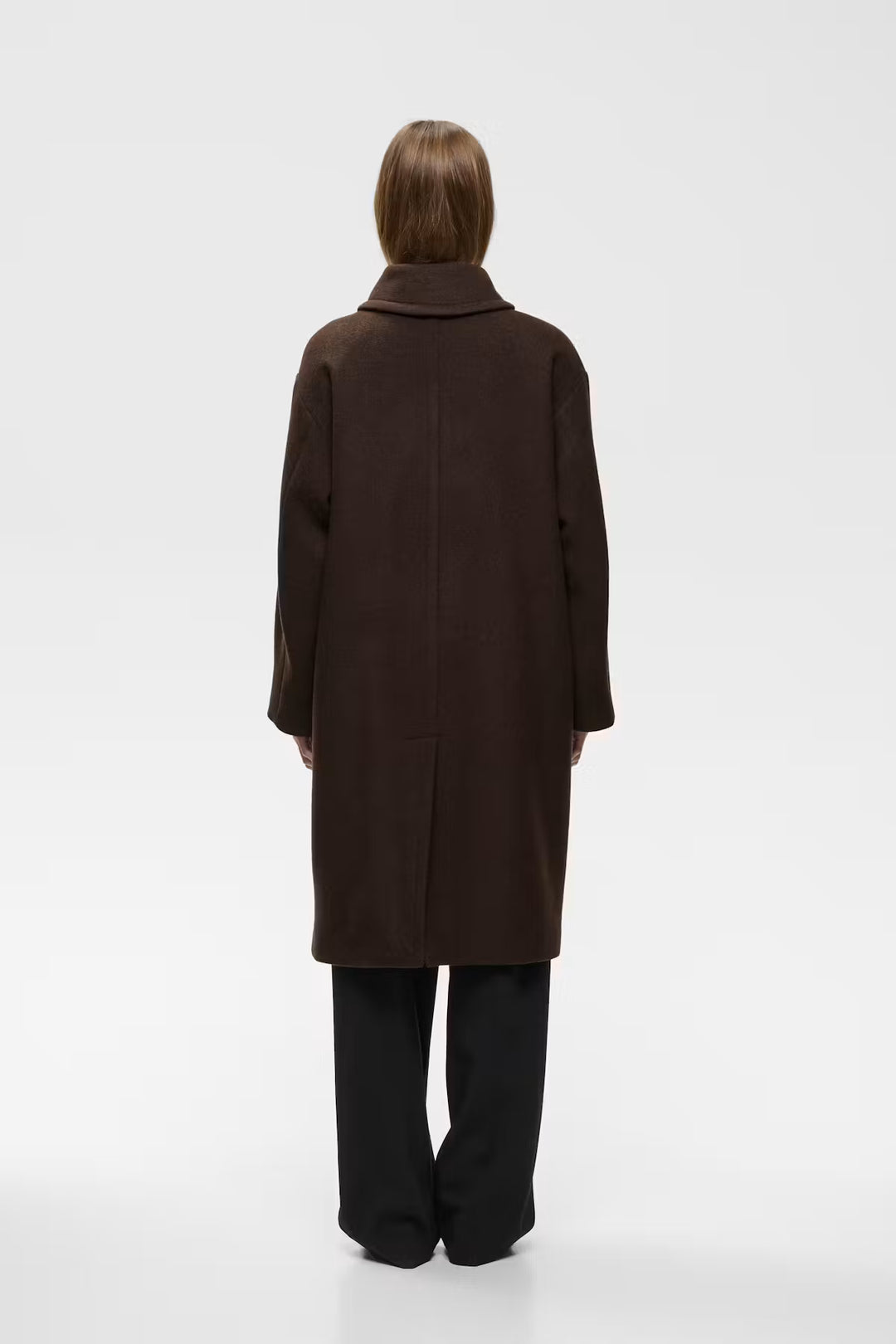 Manteau long croisé à larges revers Zorah