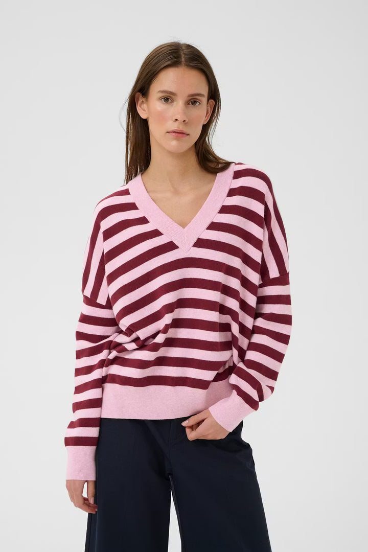 Pull décontracté à col V Foster