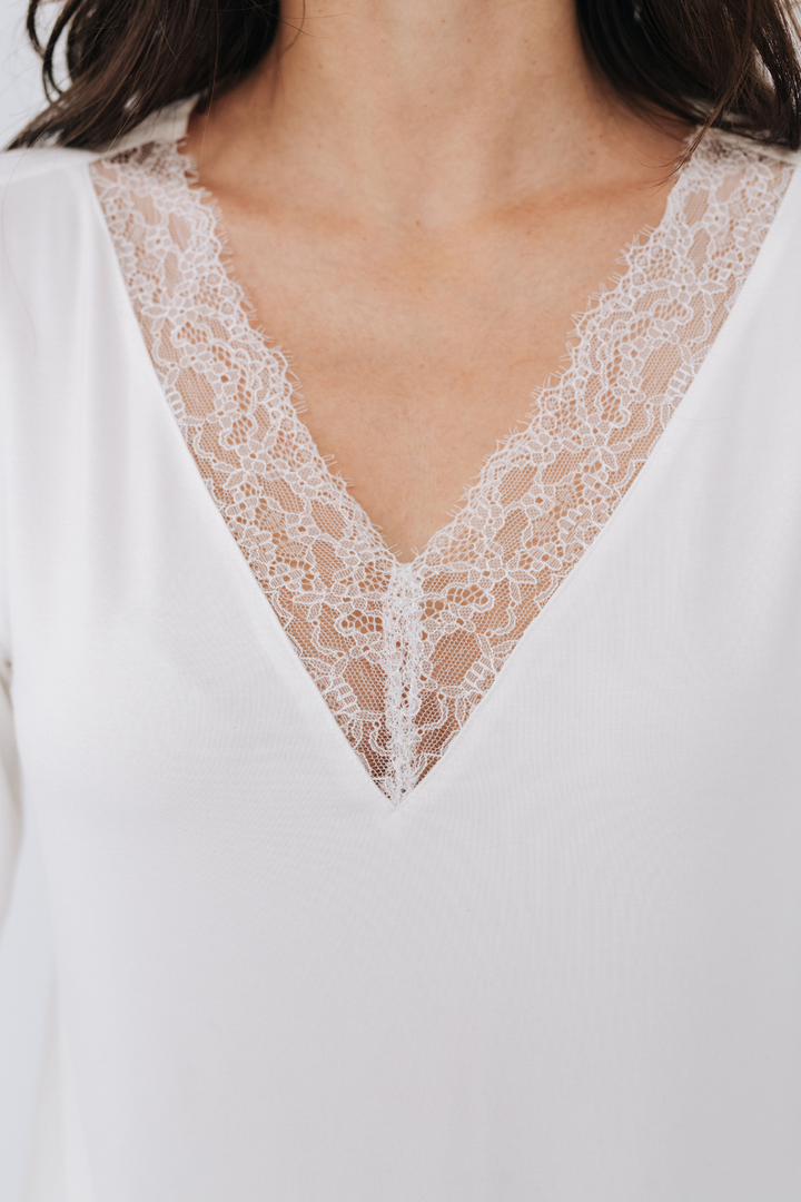 Ensemble pyjama détente dentelle - Angie