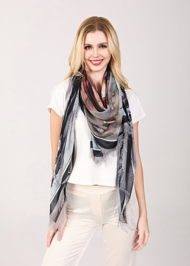 Foulard Le Cheval en soie et modal Steadfast