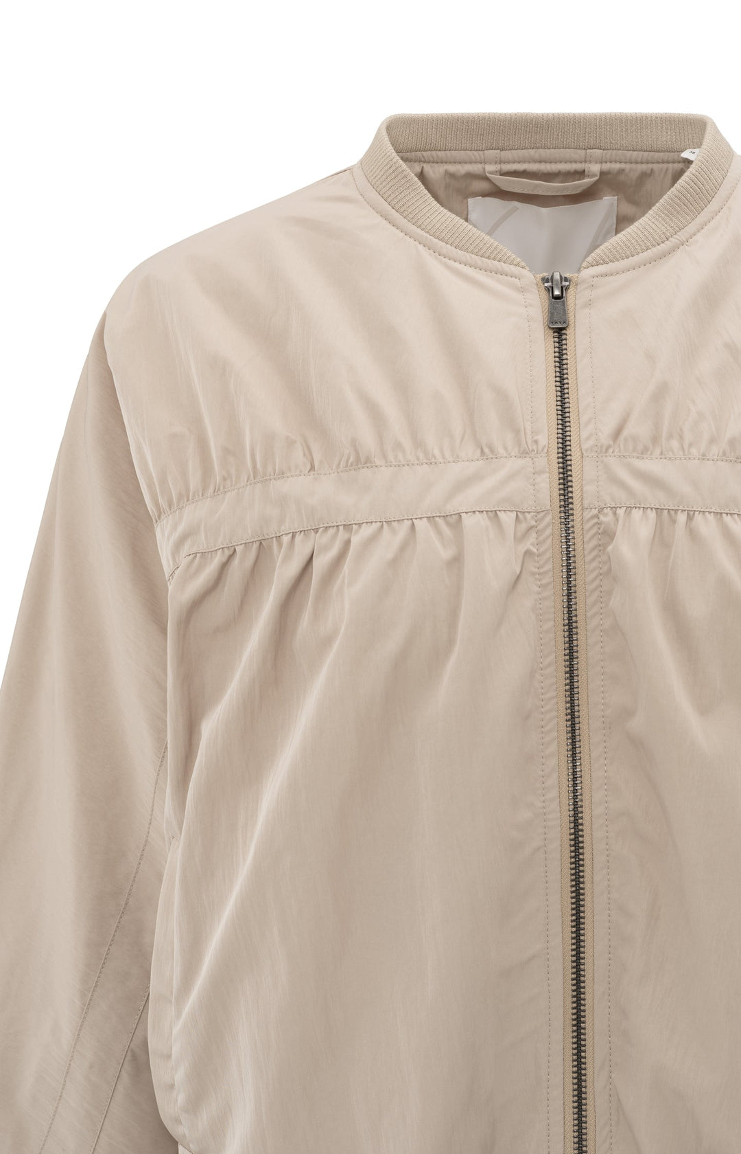 Veste bomber courte avec détail de bande