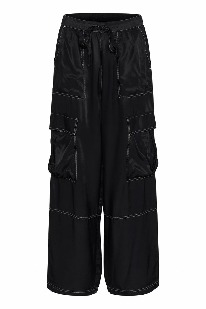 Ensemble chemisier et pantalon avec coutures contrastantes Centa