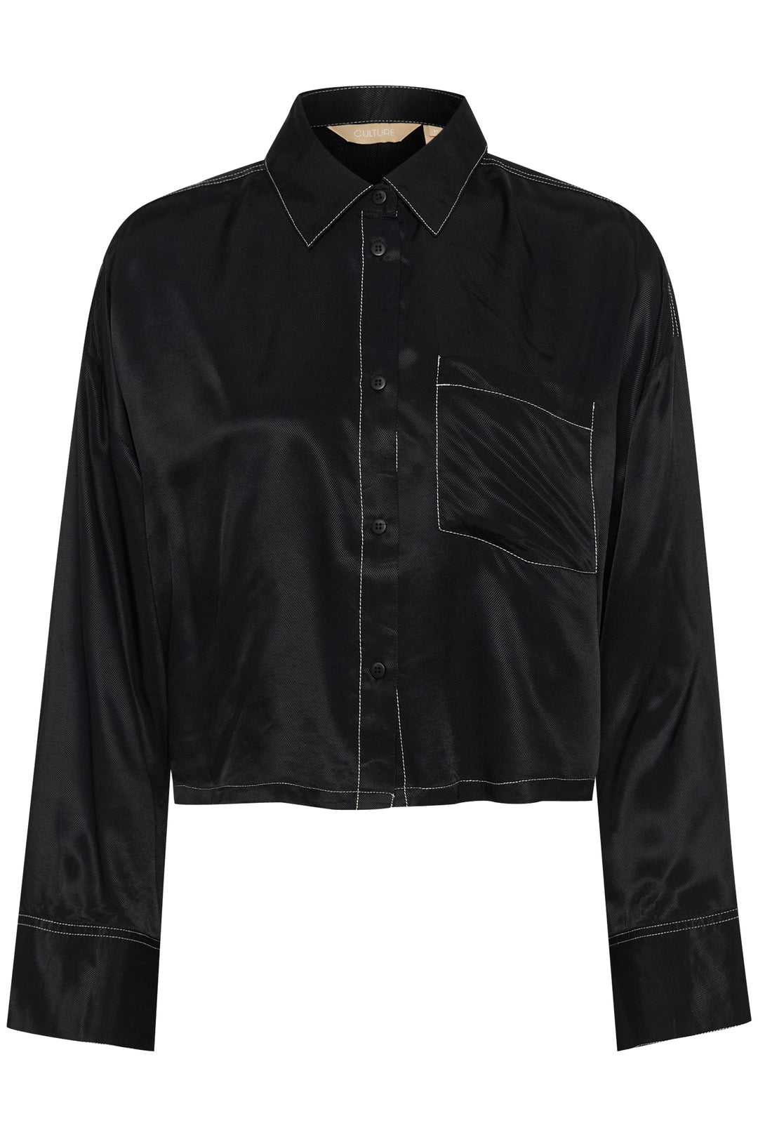 Ensemble chemisier et pantalon avec coutures contrastantes Centa