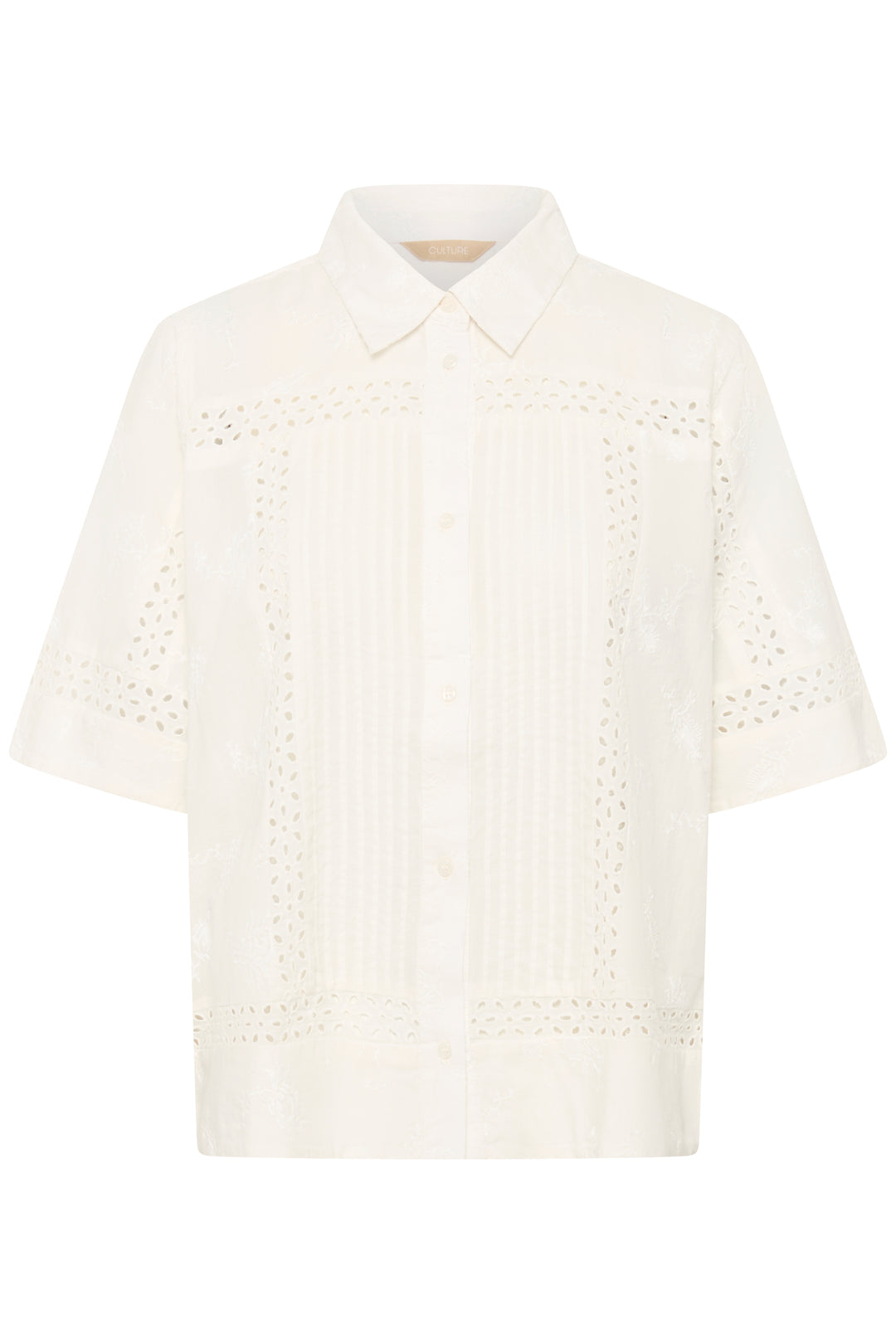 Chemise Sissa brodée à manches larges