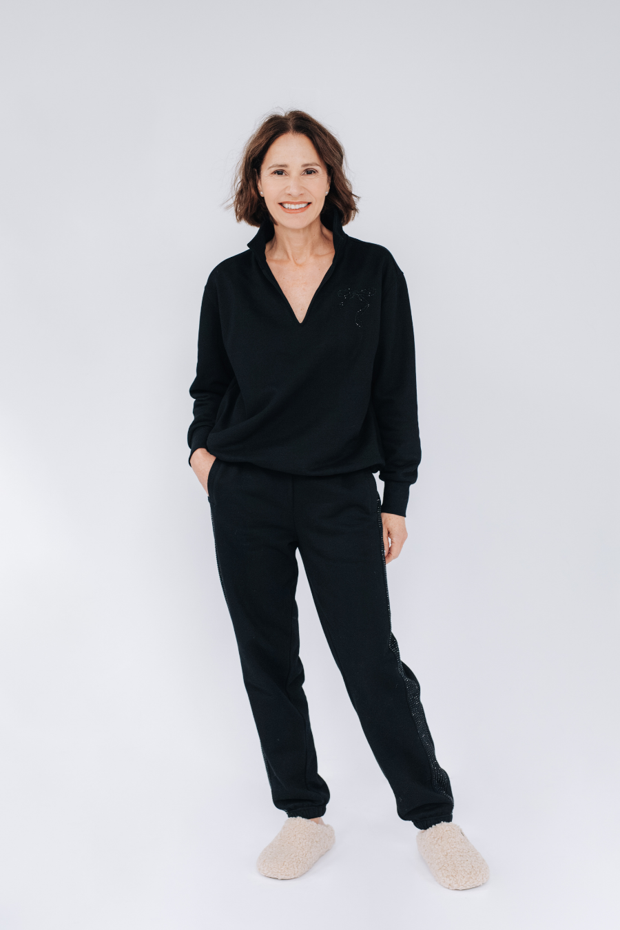 Ensemble jogging chic scintillant - Teddy