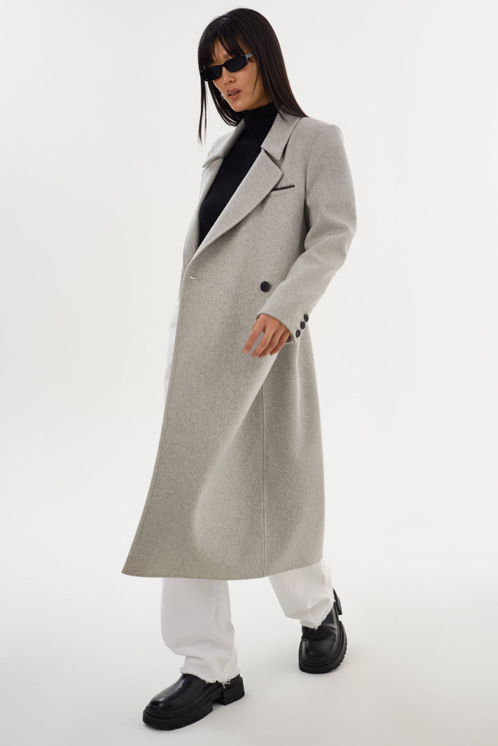 Manteau long en laine Lorelei