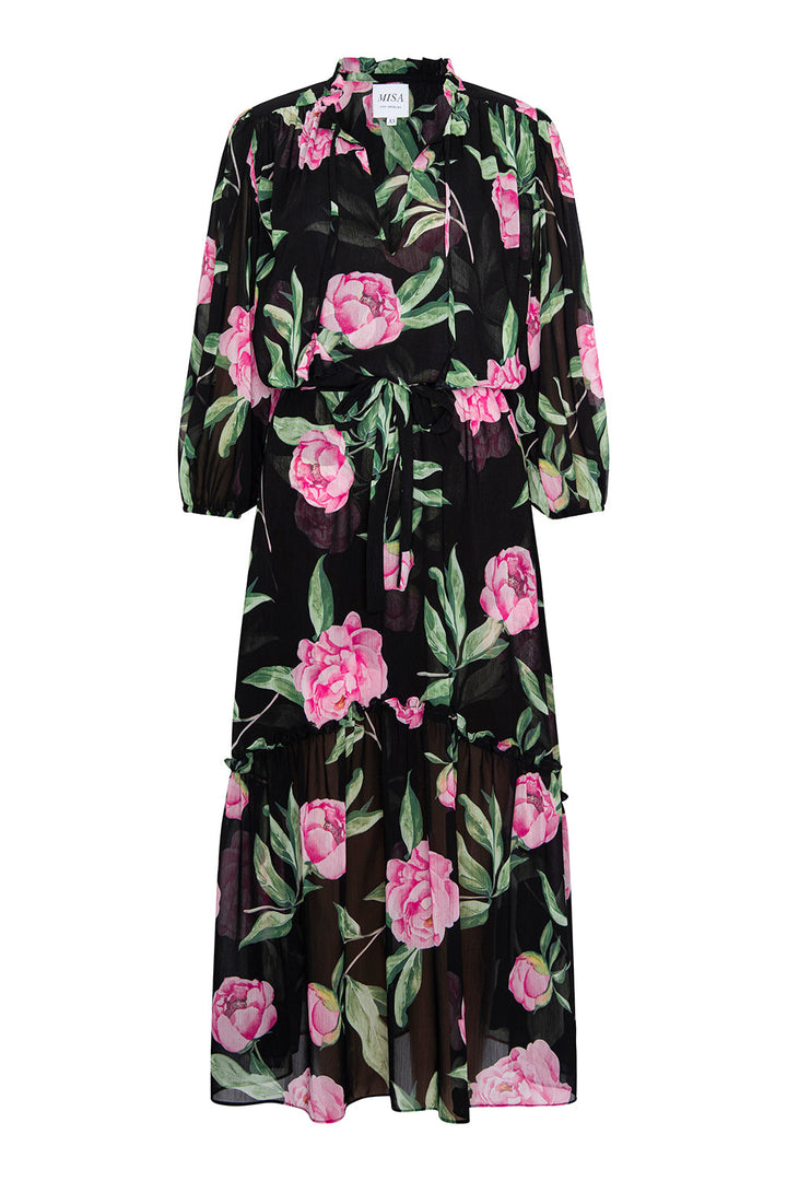 Robe midi avec imprimé floral Olivia